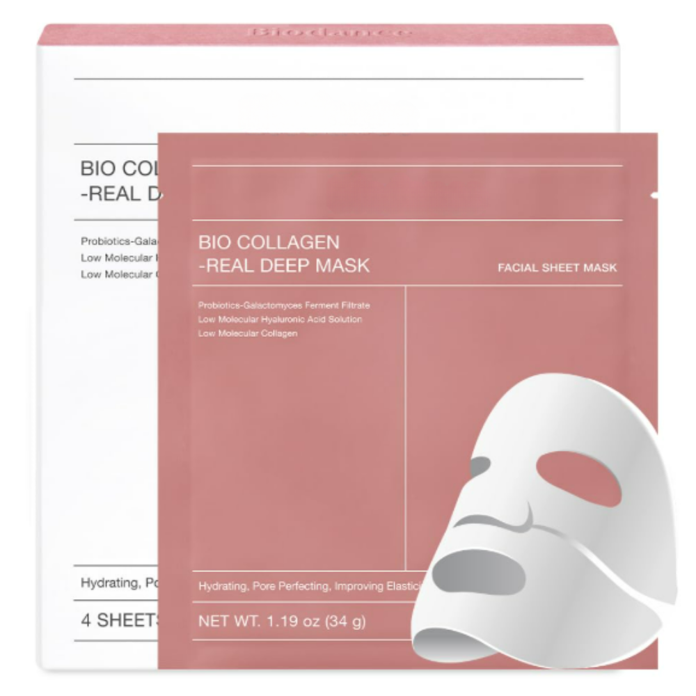 BioGlow - Mascarilla Facial de Bio Colágeno Real
