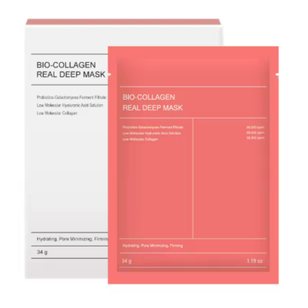 BioGlow - Mascarilla Facial de Bio Colágeno Real