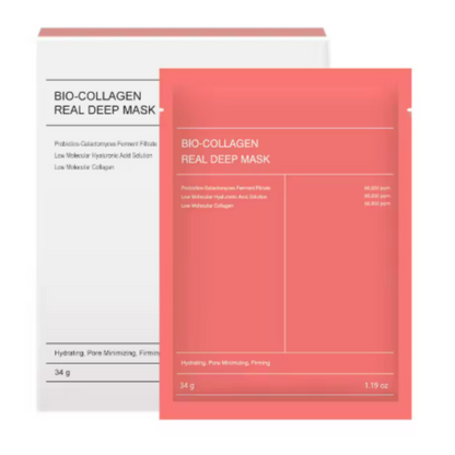BioGlow - Mascarilla Facial de Bio Colágeno Real