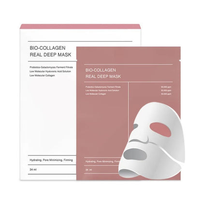 BioGlow - Mascarilla Facial de Bio Colágeno Real