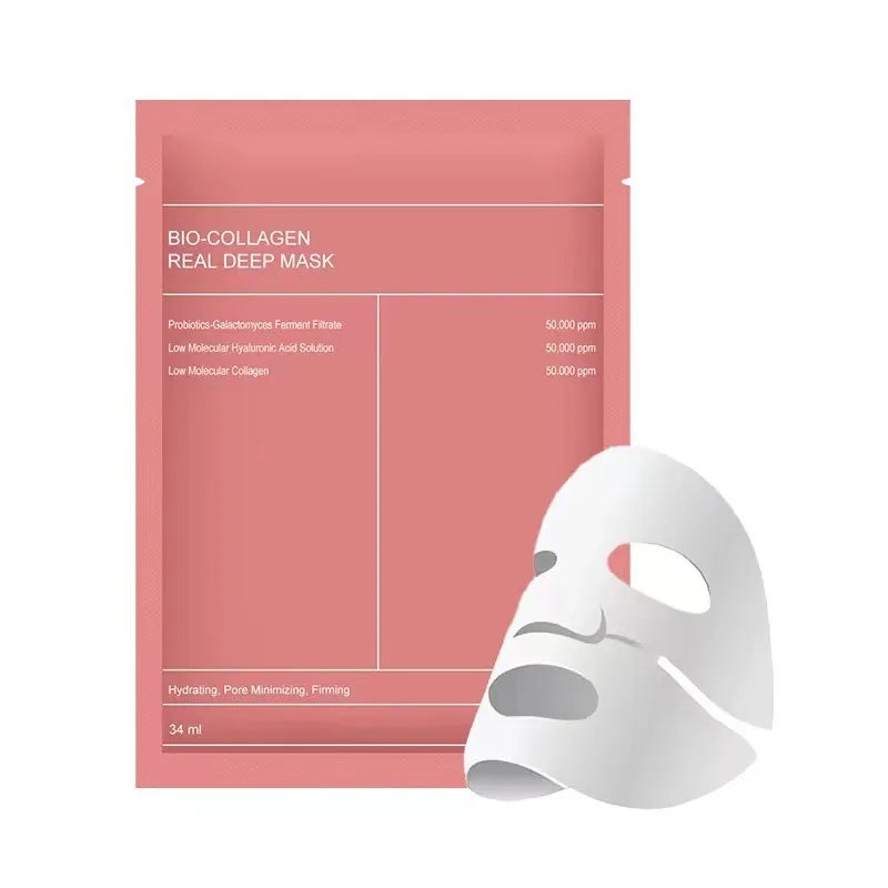 BioGlow - Mascarilla Facial de Bio Colágeno Real